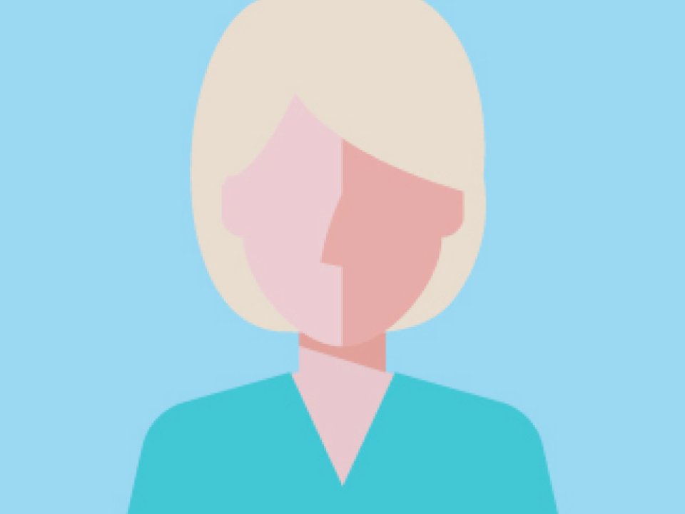 Neutrales Ersatzportrait für Mitarbeiterin blondhaarig