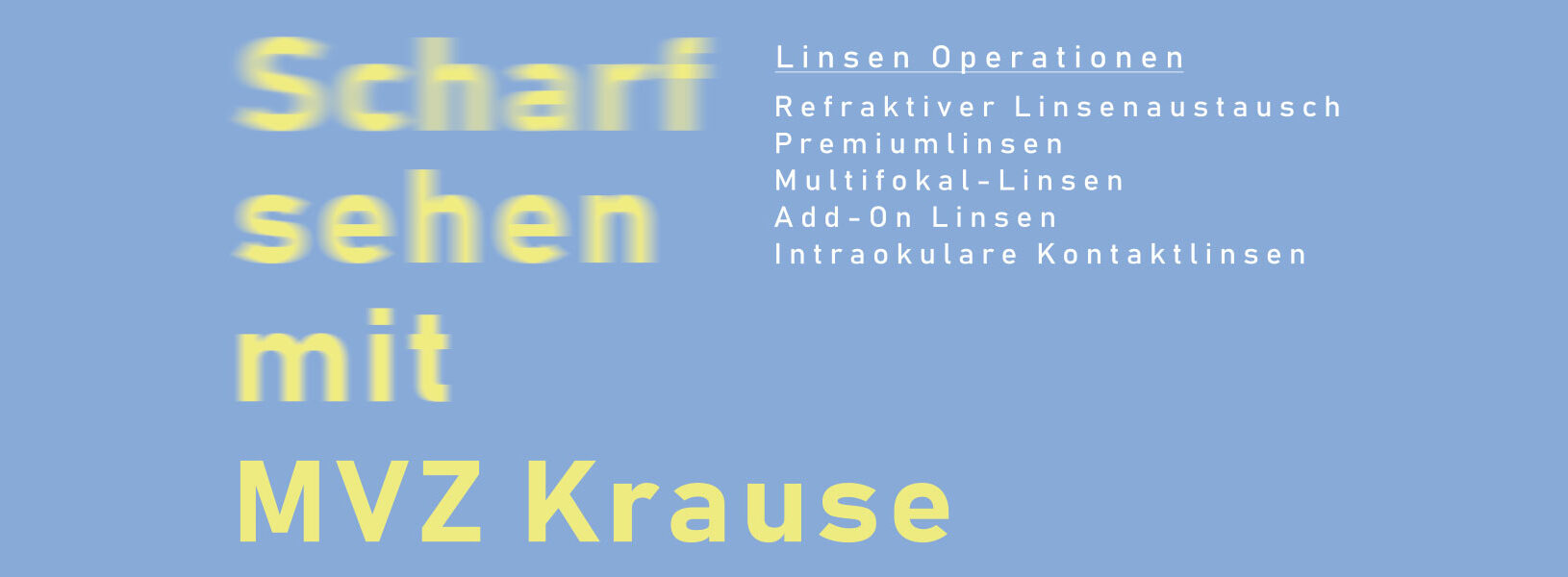 Linsenoperationen