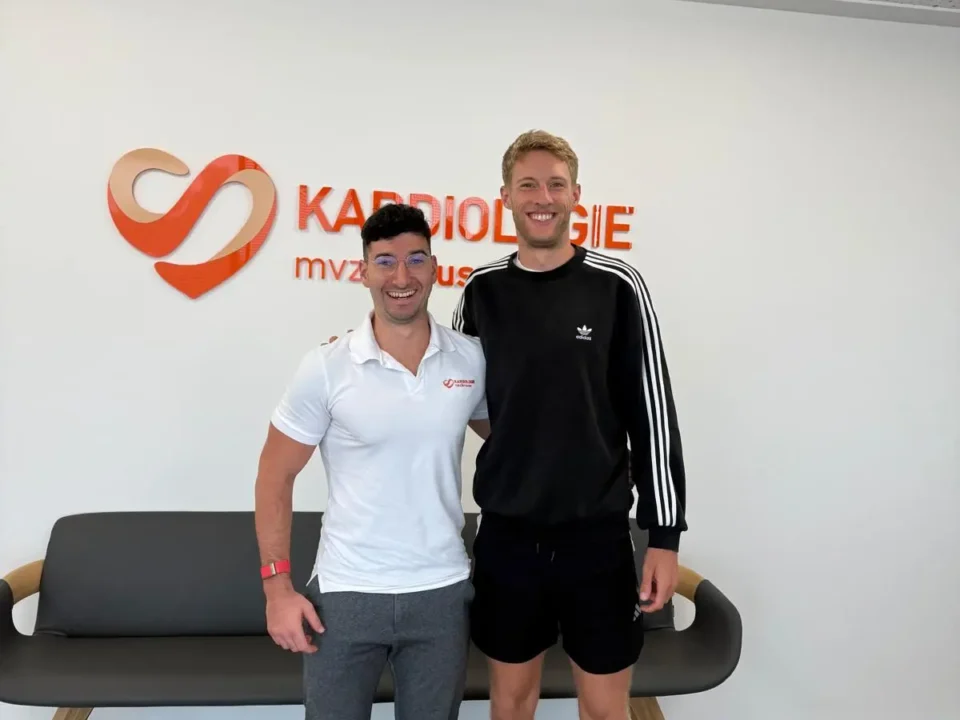 Foto von Manuel Sanders mit Dr. Jan Hait