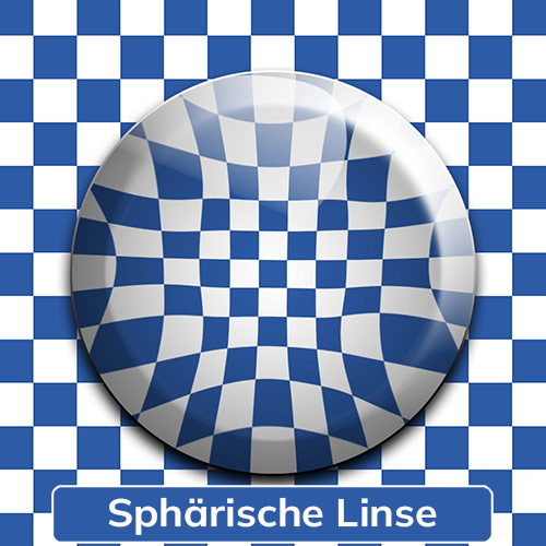 Darstellung Sphärische Linse